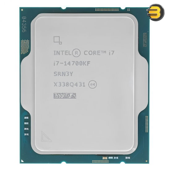 Intel Core i7-14700KF 14th Gen desktop processor tray with 20 cores 28 threads, 5.6 GHz turbo boost, no integrated graphics and FCLGA1700 socket