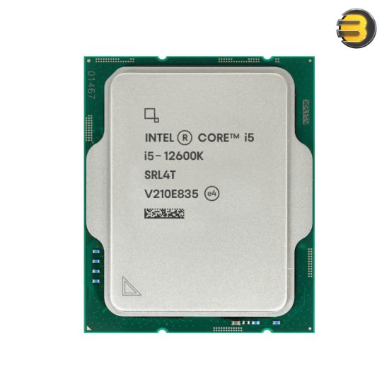 Intel Core i5-12600K Tray Processor Intel Core i5-12600K Tray Processor – 10-Core & 4.90 GHz Turbo