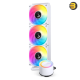 Jonsbo TG-360 White 360mm ARGB AIO Liquid CPU Cooler — Aluminum Radiator (397x120x27mm), 3x 120mm Hydraulic Bearing PWM Fans (900-1800 RPM, 29.2-66.2 CFM), 2400 RPM Pump, Low Noise <30 dB(A), Compatible with Intel LGA1700/1200/115X & AMD AM4/AM5 Jonsbo TG-360 White 360mm ARGB AIO Liquid CPU Cooler — Aluminum Radiator (397x120x27mm), 3x 120mm Hydraulic Bearing PWM Fans (900-1800 RPM, 29.2-66.2 CFM), 2400 RPM Pump, Low Noise <30 dB(A), Compatible with Intel LGA1700/1200/115X & AMD AM4/AM5