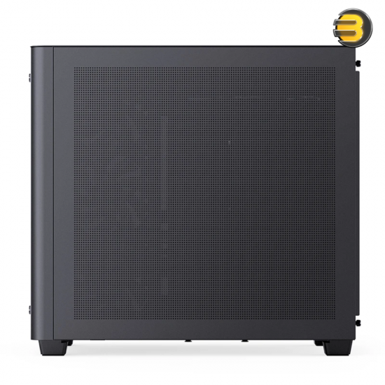 JONSBO TK-3 Black ATX Mid Tower Case, 0.7mm Steel — Curved 4mm Tempered Glass, Supports ITX/M-ATX/ATX, Dual 360mm Radiators, Up to 10x 120mm Fans, USB 3.2 Gen2 Type-C, 7 Expansion Slots, 165mm CPU Cooler, 420mm GPU