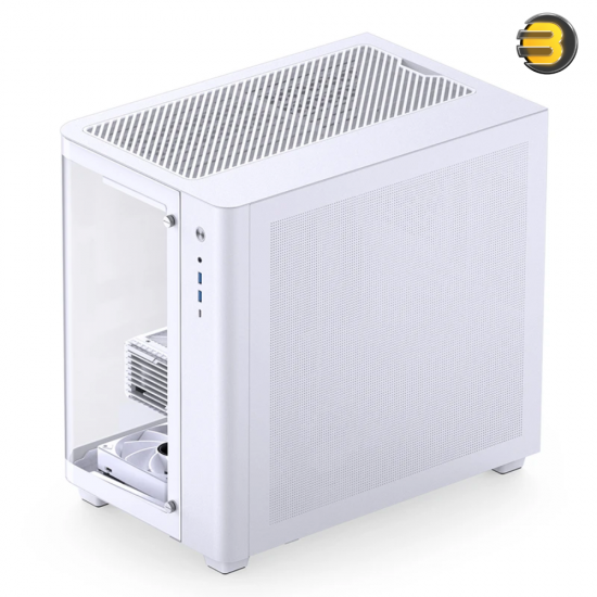 JONSBO TK-3 White ATX Mid Tower Case, 0.7mm Steel — Curved 4mm Tempered Glass, Supports ITX/M-ATX/ATX, Dual 360mm Radiators, Up to 10x 120mm Fans, USB 3.2 Gen2 Type-C, 7 Expansion Slots, 165mm CPU Cooler, 420mm GPU JONSBO TK-3 White ATX Mid Tower Case, 0.7mm Steel — Curved 4mm Tempered Glass, Supports ITX/M-ATX/ATX, Dual 360mm Radiators, Up to 10x 120mm Fans, USB 3.2 Gen2 Type-C, 7 Expansion Slots, 165mm CPU Cooler, 420mm GPU