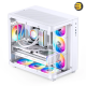 JONSBO TK-3 White ATX Mid Tower Case, 0.7mm Steel — Curved 4mm Tempered Glass, Supports ITX/M-ATX/ATX, Dual 360mm Radiators, Up to 10x 120mm Fans, USB 3.2 Gen2 Type-C, 7 Expansion Slots, 165mm CPU Cooler, 420mm GPU JONSBO TK-3 White ATX Mid Tower Case, 0.7mm Steel — Curved 4mm Tempered Glass, Supports ITX/M-ATX/ATX, Dual 360mm Radiators, Up to 10x 120mm Fans, USB 3.2 Gen2 Type-C, 7 Expansion Slots, 165mm CPU Cooler, 420mm GPU