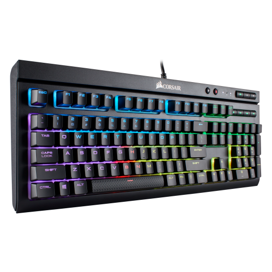 CORSAIR K68 RGB Mechanical Gaming Keyboard, Backlit RGB LED, Dust and Spill Resistant - Linear & Quiet - Cherry MX Red