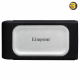 Kingston XS2000 Portable SSD 4TB with USB 3.2 Gen 2x2, 2000 MB/s read/write speed, IP55 rating and protective rubber sleeve