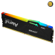 Kingston FURY Beast 32GB DDR5-6000 CL30 288-Pin DIMM — Dual Rank (2Rx8), XMP 3.0, 30-36-36 Timings @1.4V, JEDEC DDR5-4800 CL40 @1.1V, RGB, Black Heatspreader, Intel & AMD Compatible