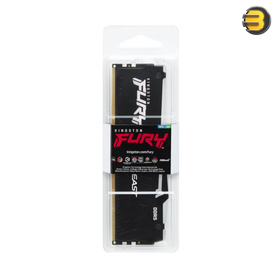 Kingston FURY Beast DDR5 6000MHz 16GB CL30 Desktop Memory – Intel XMP 3.0 & AMD EXPO Ready (KF560C30BBA-16) Kingston FURY Beast DDR5 6000MHz 16GB CL30 Desktop Memory – Intel XMP 3.0 & AMD EXPO Ready (KF560C30BBA-16)