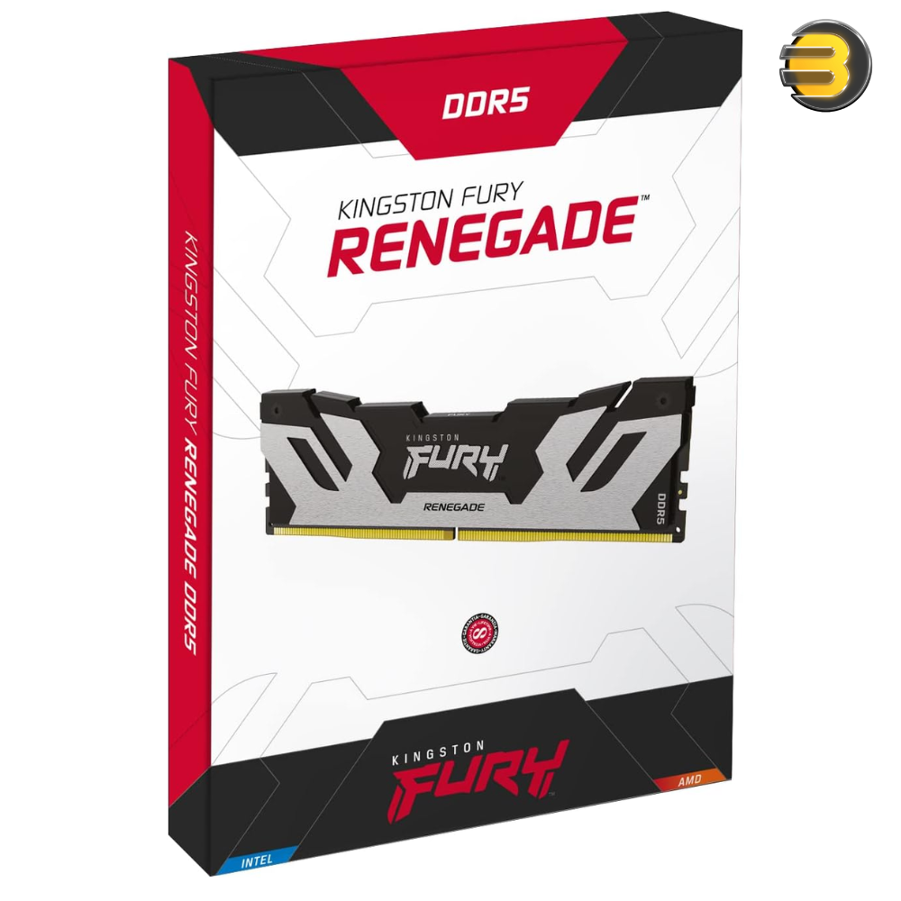 Kingston 32GB 6000MT/s DDR5 CL32 FURY Renegade Silver DIMM Desktop