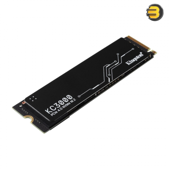 Kingston KC3000 4TB PCIe 4.0 NVMe M.2 2280 SSD — Phison E18 Controller, 3D TLC NAND, DRAM Cache, Sequential Read/Write up to 7,000/7,000 MB/s, 3200 TBW Endurance, Graphene Aluminum Heat Spreader Kingston KC3000 4TB PCIe 4.0 NVMe M.2 2280 SSD — Phison E18 Controller, 3D TLC NAND, DRAM Cache, Sequential Read/Write up to 7,000/7,000 MB/s, 3200 TBW Endurance, Graphene Aluminum Heat Spreader