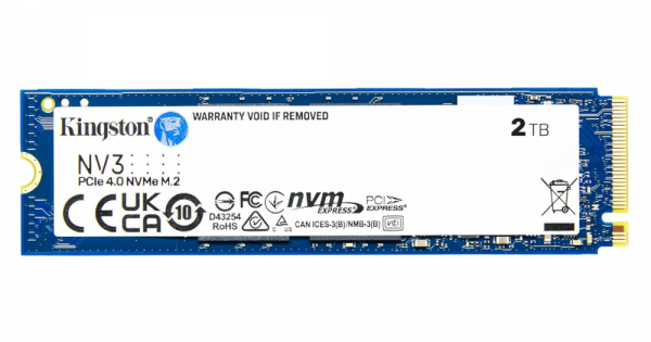 内蔵型SSD Kingston NV3 2TB SSD PCIe 4.0 NVMe M.2 Amazon.com: Kingston NV3 2TB M.2 2280 NVMe SSD | PCIe 4.0 Gen 4x4