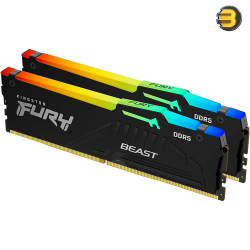 Kingston FURY Beast 64GB (2x32GB) DDR5 5600MT/s CL40 Black