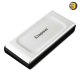Kingston XS2000 Portable SSD 4TB with USB 3.2 Gen 2x2, 2000 MB/s read/write speed, IP55 rating and protective rubber sleeve