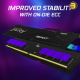 Kingston FURY Beast RGB Black 64GB (4x16GB) DDR5-6000 CL40 288-Pin DIMM Kit — RGB Lighting with Infrared Sync Technology, Intel XMP 3.0 Certified, Black Heatspreaders, High Performance Gaming Memory Kingston FURY Beast RGB Black 64GB (4x16GB) DDR5-6000 CL40 288-Pin DIMM Kit — RGB Lighting with Infrared Sync Technology, Intel XMP 3.0 Certified, Black Heatspreaders, High Performance Gaming Memory