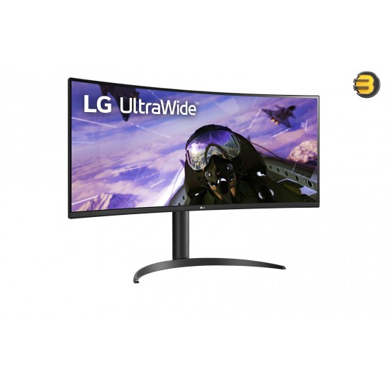 LG 34WP65C-B 34 Inch UWQHD 3440 x 1440 (2K) 160 Hz HDMI, DisplayPort FreeSync Premium (AMD Adaptive Sync) Built-in Speakers Curved Monitor