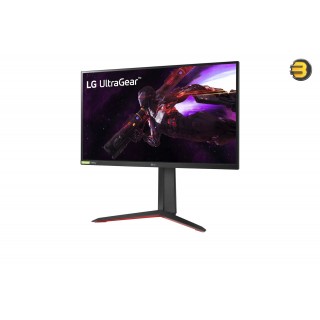 LG 27 UltraGear 27GP850-B QHD 2560 x 1440 Nano IPS 1ms 165Hz(OC 180Hz) HDR HDMI DisplayPort FreeSync Premium G-Sync Compatible Tilt Pivot Height Adjust Gaming Monitor