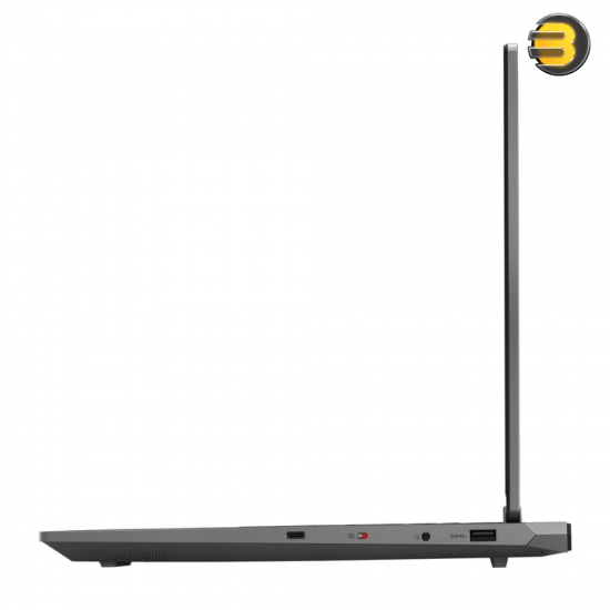 Lenovo LOQ 15IRX9 gaming laptop in Luna Grey with 15.6-inch FHD 144Hz IPS display, Core i7-13650HX, RTX 4050 105W TGP and Arabic backlit keyboard