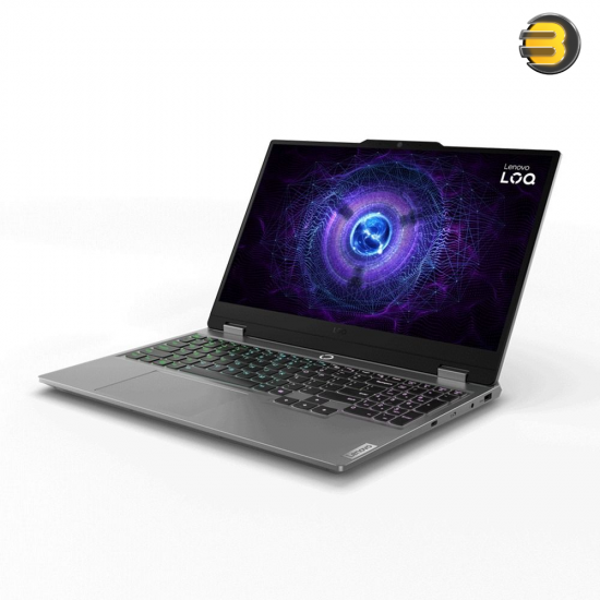 Lenovo LOQ 15IRX10 15.6 inch FHD 144Hz gaming laptop in Luna Grey with Intel Core i7-14700HX, NVIDIA RTX 5060 8GB, 16GB DDR5 and 5.0MP webcam