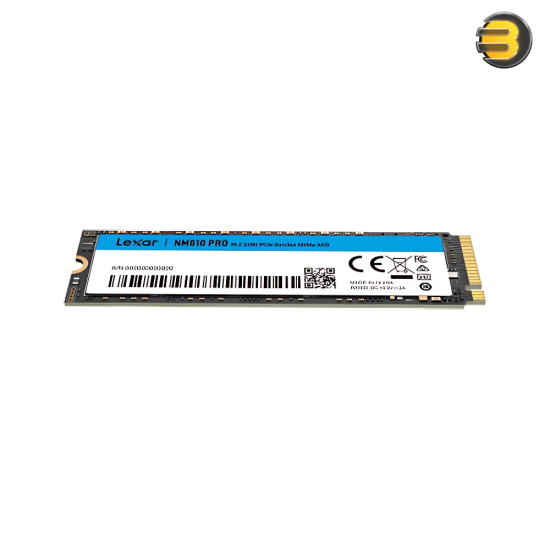 Lexar NM610PRO M.2 2280 PCIe Gen3x4 NVMe SSD – Up to 3300MB/s Read, 1TB Capacity, Compact Design, Shock-Resistant, and Rigorously Tested for High-Speed Performance and Reliability Lexar NM610PRO M.2 2280 PCIe Gen3x4 NVMe SSD – Up to 3300MB/s Read, 1TB Capacity, Compact Design, Shock-Resistant, and Rigorously Tested for High-Speed Performance and Reliability