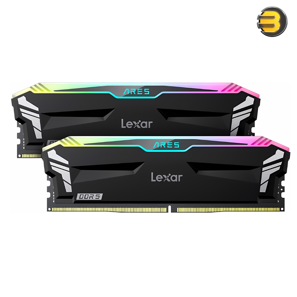 Lexar DDR4 32GB メモリ2枚 デュアルチャネル Lexar 32GB (2x16GB) ARES RGB DDR5 RAM 6400MT/s CL32 Desktop Memory