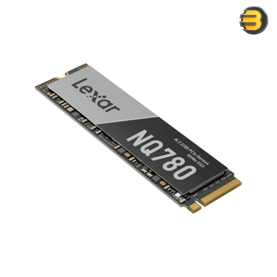 Lexar NQ780 1TB M.2 2280 PCIe Gen4 NVMe SSD single-sided design with 6000 MB/s read speed and 600 TBW endurance