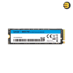 Lexar NM610PRO M.2 2280 PCIe Gen3x4 NVMe SSD – Up to 3300MB/s Read, 1TB Capacity, Compact Design, Shock-Resistant, and Rigorously Tested for High-Speed Performance and Reliability