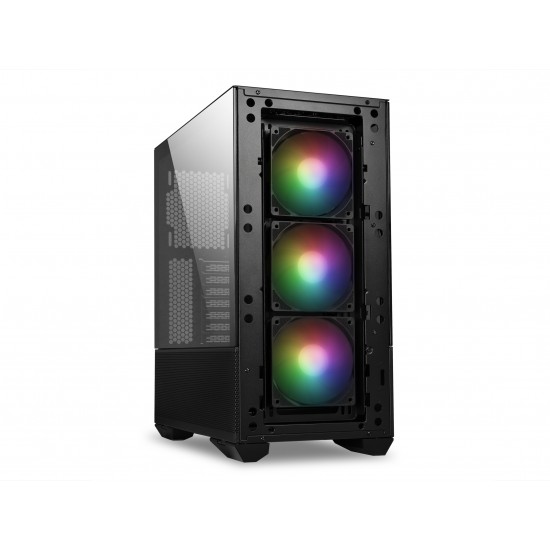 LIAN LI LANCOOL II MESH RGB BLACK Tempered Glass ATX Case - Black Color - LANCOOL II MESH RGB-X