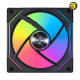 Lian Li UNI FAN SL-INFINITY 120mm RGB Triple Pack Black with Controller — Fluid Dynamic Bearing, 0-2100 RPM, 61.3 CFM Airflow, 2.66 mmH2O Air Pressure, Daisy-Chain Design, L-Connect 3 Software, 2-Year Warranty