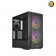 Lian Li Lancool 216 Mid-Tower ATX Computer Case — Steel + 4mm Tempered Glass, Up to 360mm Radiator Support, 10-Fan Capacity (2x 160mm ARGB/Non-RGB + 1x 140mm PWM), Relocatable Front I/O, PCIe Fan Bracket, Enhanced Cable Management