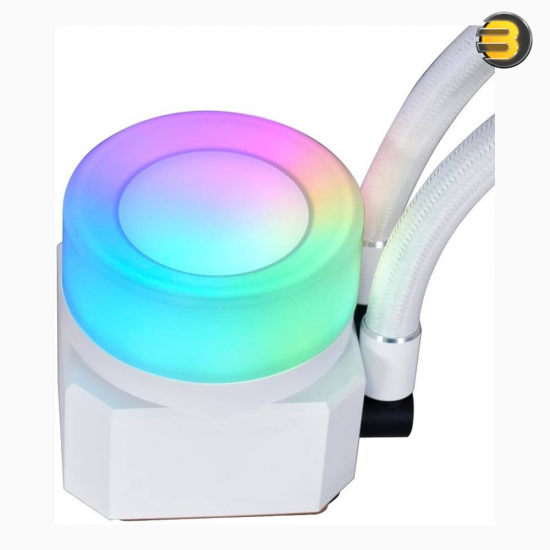 Lian Li Galahad II Trinity Performance 360mm AIO Liquid CPU Cooler — White, 4200 RPM Pump, Double-Wave Radiator Fins, 3x 120mm LCP Daisy-Chainable Fans (200-3000 RPM), 109.6 CFM Max Airflow, Fluid Dynamic Bearing, Intel LGA 1700/1200/115x & AMD AM5/AM Lian Li Galahad II Trinity Performance 360mm AIO Liquid CPU Cooler — White, 4200 RPM Pump, Double-Wave Radiator Fins, 3x 120mm LCP Daisy-Chainable Fans (200-3000 RPM), 109.6 CFM Max Airflow, Fluid Dynamic Bearing, Intel LGA 1700/1200/115x & AMD AM5/AM