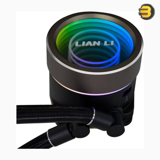 Lian Li Galahad II Trinity 240 Black AIO Liquid CPU Cooler — 240mm Aluminum Radiator, 3200 RPM Pump, 2x 120mm ARGB PWM Fans (300-2450 RPM), 3.26 mmH2O Static Pressure, 79.9 CFM, Fluid Dynamic Bearing, Intel LGA 1700/1200/115x & AMD AM5/AM4 Lian Li Galahad II Trinity 240 Black AIO Liquid CPU Cooler — 240mm Aluminum Radiator, 3200 RPM Pump, 2x 120mm ARGB PWM Fans (300-2450 RPM), 3.26 mmH2O Static Pressure, 79.9 CFM, Fluid Dynamic Bearing, Intel LGA 1700/1200/115x & AMD AM5/AM4