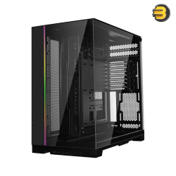 Lian Li O11 Dynamic EVO XL Full Tower Case — Dual Mode Normal/Reverse, Tempered Glass Front & Side with Removable Pillar, Supports Up to 3x 420mm Radiators, 11 Fans, 7 Storage Drives, Dual-Chamber, Cable Management, Movable IO, Vertical GPU Mounting