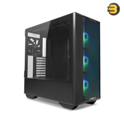 Lian Li Lancool III RGB E-ATX Mid Tower Modular Chassis — 8 Expansion Slots, Tempered Glass Panel, Up To 360mm Fan Support, Equipped With 4x 140 PWM Fans, USB Type C