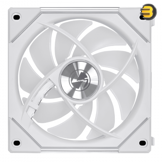 Lian Li UNI FAN SL-INF120 Reverse Blade White 120mm ARGB PWM Fan — 200–2100 RPM, 63.6 CFM, 2.02 mmH2O, 32 dB(A), Fluid Dynamic Bearing, No Controller, PBT/PC/Aluminum, 120x122x25mm, 2-Year Warranty Lian Li UNI FAN SL-INF120 Reverse Blade White 120mm ARGB PWM Fan — 200–2100 RPM, 63.6 CFM, 2.02 mmH2O, 32 dB(A), Fluid Dynamic Bearing, No Controller, PBT/PC/Aluminum, 120x122x25mm, 2-Year Warranty