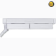 Lian Li Galahad II Trinity 240 White AIO Liquid CPU Cooler — 240mm Aluminum Radiator, 3200 RPM Pump, 2x 120mm ARGB PWM Fans (300-2450 RPM), 3.26 mmH2O Static Pressure, 79.9 CFM, Fluid Dynamic Bearing, Intel LGA 1700/1200/115x & AMD AM5/AM4 Lian Li Galahad II Trinity 240 White AIO Liquid CPU Cooler — 240mm Aluminum Radiator, 3200 RPM Pump, 2x 120mm ARGB PWM Fans (300-2450 RPM), 3.26 mmH2O Static Pressure, 79.9 CFM, Fluid Dynamic Bearing, Intel LGA 1700/1200/115x & AMD AM5/AM4