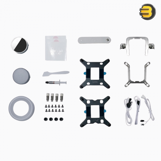 Lian Li Galahad II Trinity 360 White AIO Liquid CPU Cooler — 360mm Aluminum Radiator (397.5x119.2x27mm), 3200 RPM Pump, 3x 120mm ARGB PWM Fans (2450 RPM, 89.1 CFM, 3.26 mmH2O), Fluid Dynamic Bearing, Intel & AMD Socket Compatible Lian Li Galahad II Trinity 360 White AIO Liquid CPU Cooler — 360mm Aluminum Radiator (397.5x119.2x27mm), 3200 RPM Pump, 3x 120mm ARGB PWM Fans (2450 RPM, 89.1 CFM, 3.26 mmH2O), Fluid Dynamic Bearing, Intel & AMD Socket Compatible