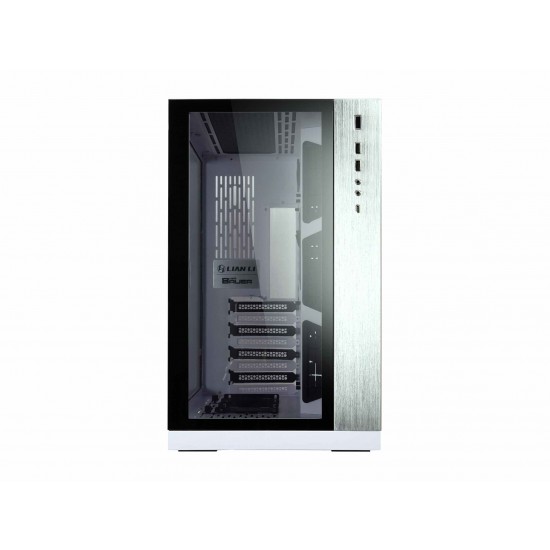 LIAN LI PC-O11 Dynamic White Tempered Glass on the Front and Left Sides, Chassis Body SECC ATX Mid Tower Gaming Computer Case - PC-O11DW