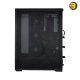 Lian-Li SUP01 Small Tower ATX Case Black — Stand Up Platform Design, Front GPU Mount, Pre Installed 3 X 120mm PWM & PCIe 4.0 Riser Cables, 3 Side Mesh Panels, Dual ARGB Strip Lights