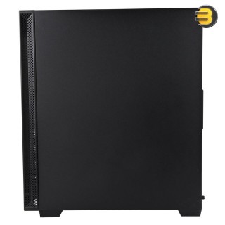 LIAN LI LANCOOL 205 Black Mid-Tower Chassis ATX Tempered Glass Side Panel, Magnetic Dust Filter,Water-Cooling Ready, Side Ventilation and 2x120mm Fan Pre-Installed