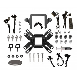 LIAN LI GALAHAD AIO240 RGB BLACK, Dual 120mm Addressable RGB Fans AIO CPU Liquid Cooler