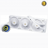 Lian Li Galahad II Trinity Performance 360mm AIO Liquid CPU Cooler White — 4200 RPM Pump, Double-Wave Radiator Fins, 3x 120mm LCP Daisy-Chainable Fans (200-3000 RPM), 109.6 CFM Max Airflow, Fluid Dynamic Bearing, Intel LGA 1700/1200/115x & AMD AM5/AM4