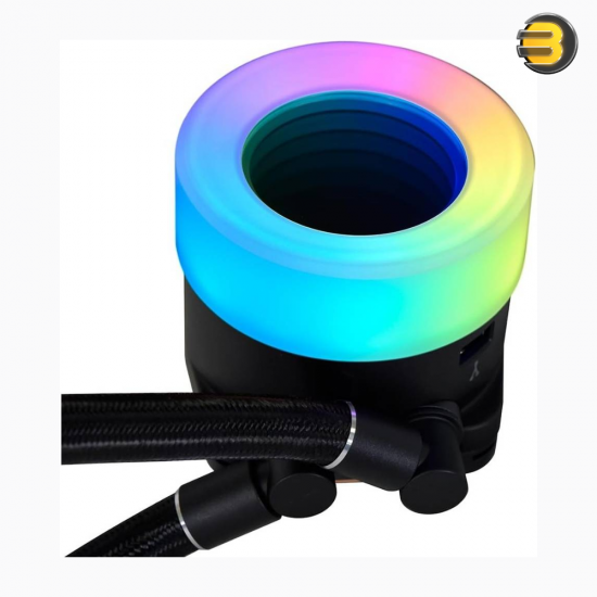 Lian Li Galahad II Trinity 240 Black AIO Liquid CPU Cooler — 240mm Aluminum Radiator, 3200 RPM Pump, 2x 120mm ARGB PWM Fans (300-2450 RPM), 3.26 mmH2O Static Pressure, 79.9 CFM, Fluid Dynamic Bearing, Intel LGA 1700/1200/115x & AMD AM5/AM4 Lian Li Galahad II Trinity 240 Black AIO Liquid CPU Cooler — 240mm Aluminum Radiator, 3200 RPM Pump, 2x 120mm ARGB PWM Fans (300-2450 RPM), 3.26 mmH2O Static Pressure, 79.9 CFM, Fluid Dynamic Bearing, Intel LGA 1700/1200/115x & AMD AM5/AM4