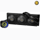 Lian Li Galahad II Trinity Performance 360mm AIO Liquid CPU Cooler — Black, 4200 RPM Pump, Double-Wave Radiator Fins, 3x 120mm LCP Daisy-Chainable Fans (200-3000 RPM), 109.6 CFM Max Airflow, Fluid Dynamic Bearing, Intel LGA 1700/1200/115x & AMD AM5/AM Lian Li Galahad II Trinity Performance 360mm AIO Liquid CPU Cooler — Black, 4200 RPM Pump, Double-Wave Radiator Fins, 3x 120mm LCP Daisy-Chainable Fans (200-3000 RPM), 109.6 CFM Max Airflow, Fluid Dynamic Bearing, Intel LGA 1700/1200/115x & AMD AM5/AM