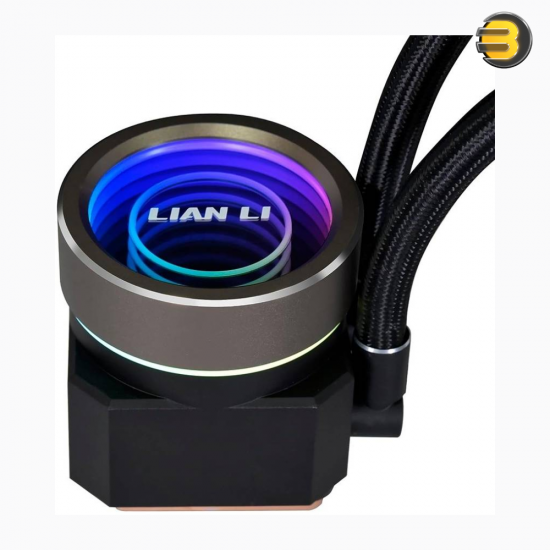 Lian Li Galahad II Trinity Performance 360mm AIO Liquid CPU Cooler — Black, 4200 RPM Pump, Double-Wave Radiator Fins, 3x 120mm LCP Daisy-Chainable Fans (200-3000 RPM), 109.6 CFM Max Airflow, Fluid Dynamic Bearing, Intel LGA 1700/1200/115x & AMD AM5/AM Lian Li Galahad II Trinity Performance 360mm AIO Liquid CPU Cooler — Black, 4200 RPM Pump, Double-Wave Radiator Fins, 3x 120mm LCP Daisy-Chainable Fans (200-3000 RPM), 109.6 CFM Max Airflow, Fluid Dynamic Bearing, Intel LGA 1700/1200/115x & AMD AM5/AM