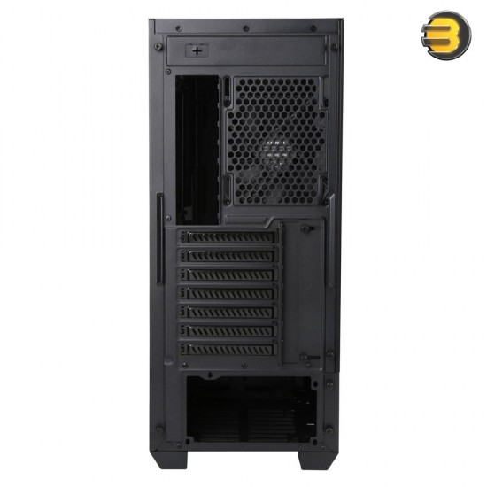 LIAN LI LANCOOL 205 Black Mid-Tower Chassis ATX Tempered Glass Side Panel, Magnetic Dust Filter,Water-Cooling Ready, Side Ventilation and 2x120mm Fan Pre-Installed