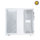Lian Li O11 Dynamic EVO RGB Mid Tower Case White — Dual L-Shaped ARGB Light Strips, Tempered Glass Front & Side Panels with Removable Pillar, Adjustable Motherboard I/O, Supports Up to 420mm Radiators, 140mm Fans, Vertical GPU Mounting Option Lian Li O11 Dynamic EVO RGB Mid Tower Case White — Dual L-Shaped ARGB Light Strips, Tempered Glass Front & Side Panels with Removable Pillar, Adjustable Motherboard I/O, Supports Up to 420mm Radiators, 140mm Fans, Vertical GPU Mounting Option