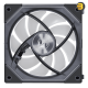 Lian Li UNI FAN SL-INF120 Reverse Blade Black 120mm ARGB PWM Fan — 200–2100 RPM, 63.6 CFM, 2.02 mmH2O, 32 dB(A), Fluid Dynamic Bearing, No Controller, PBT/PC/Aluminum, 120x122x25mm, 2-Year Warranty