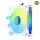 Lian Li UNI FAN SL-INF120 Reverse Blade White 120mm ARGB PWM Fan — 200–2100 RPM, 63.6 CFM, 2.02 mmH2O, 32 dB(A), Fluid Dynamic Bearing, No Controller, PBT/PC/Aluminum, 120x122x25mm, 2-Year Warranty Lian Li UNI FAN SL-INF120 Reverse Blade White 120mm ARGB PWM Fan — 200–2100 RPM, 63.6 CFM, 2.02 mmH2O, 32 dB(A), Fluid Dynamic Bearing, No Controller, PBT/PC/Aluminum, 120x122x25mm, 2-Year Warranty