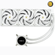 Lian Li Galahad II Trinity Performance 360mm AIO Liquid CPU Cooler — White, 4200 RPM Pump, Double-Wave Radiator Fins, 3x 120mm LCP Daisy-Chainable Fans (200-3000 RPM), 109.6 CFM Max Airflow, Fluid Dynamic Bearing, Intel LGA 1700/1200/115x & AMD AM5/AM Lian Li Galahad II Trinity Performance 360mm AIO Liquid CPU Cooler — White, 4200 RPM Pump, Double-Wave Radiator Fins, 3x 120mm LCP Daisy-Chainable Fans (200-3000 RPM), 109.6 CFM Max Airflow, Fluid Dynamic Bearing, Intel LGA 1700/1200/115x & AMD AM5/AM