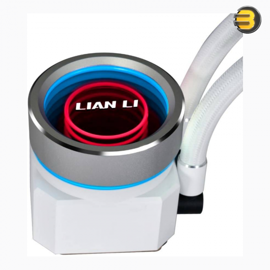 Lian Li Galahad II Trinity Performance 360mm AIO Liquid CPU Cooler — White, 4200 RPM Pump, Double-Wave Radiator Fins, 3x 120mm LCP Daisy-Chainable Fans (200-3000 RPM), 109.6 CFM Max Airflow, Fluid Dynamic Bearing, Intel LGA 1700/1200/115x & AMD AM5/AM Lian Li Galahad II Trinity Performance 360mm AIO Liquid CPU Cooler — White, 4200 RPM Pump, Double-Wave Radiator Fins, 3x 120mm LCP Daisy-Chainable Fans (200-3000 RPM), 109.6 CFM Max Airflow, Fluid Dynamic Bearing, Intel LGA 1700/1200/115x & AMD AM5/AM
