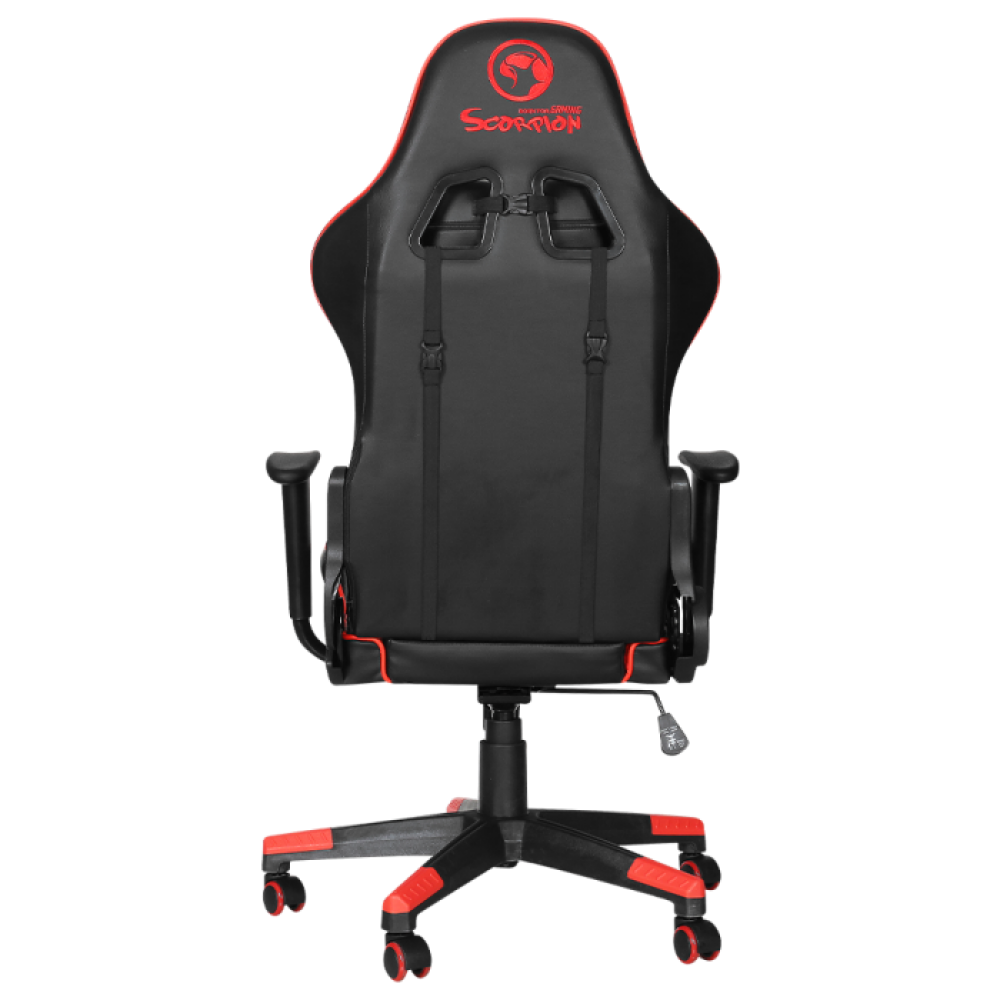 Marvo Scorpion CH106 Adjustable Gaming Chair, Black/Red