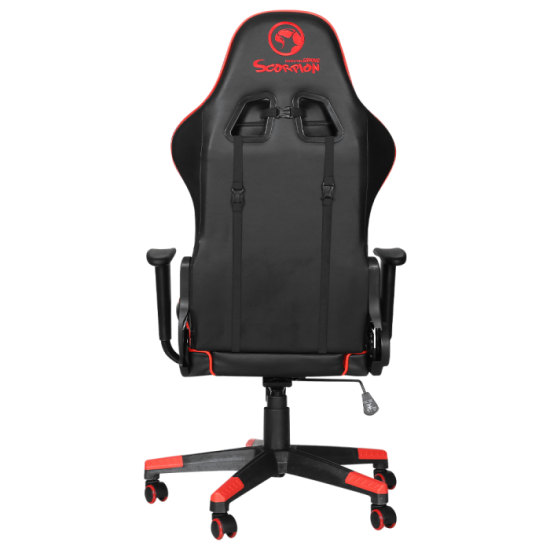 Marvo Scorpion CH-106 Adjustable Gaming Chair, Black/Red